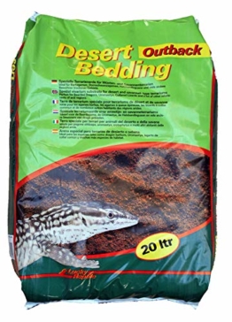 Lucky Reptile DBO-20 Desert Bedding "Outback rot" 20 Liter, Bodengrund für Wüstenterrarien, grabfähig - 1